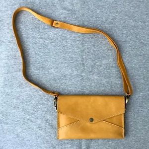 Portland Leather Goods Sunflower Envelope Convertible Clutch